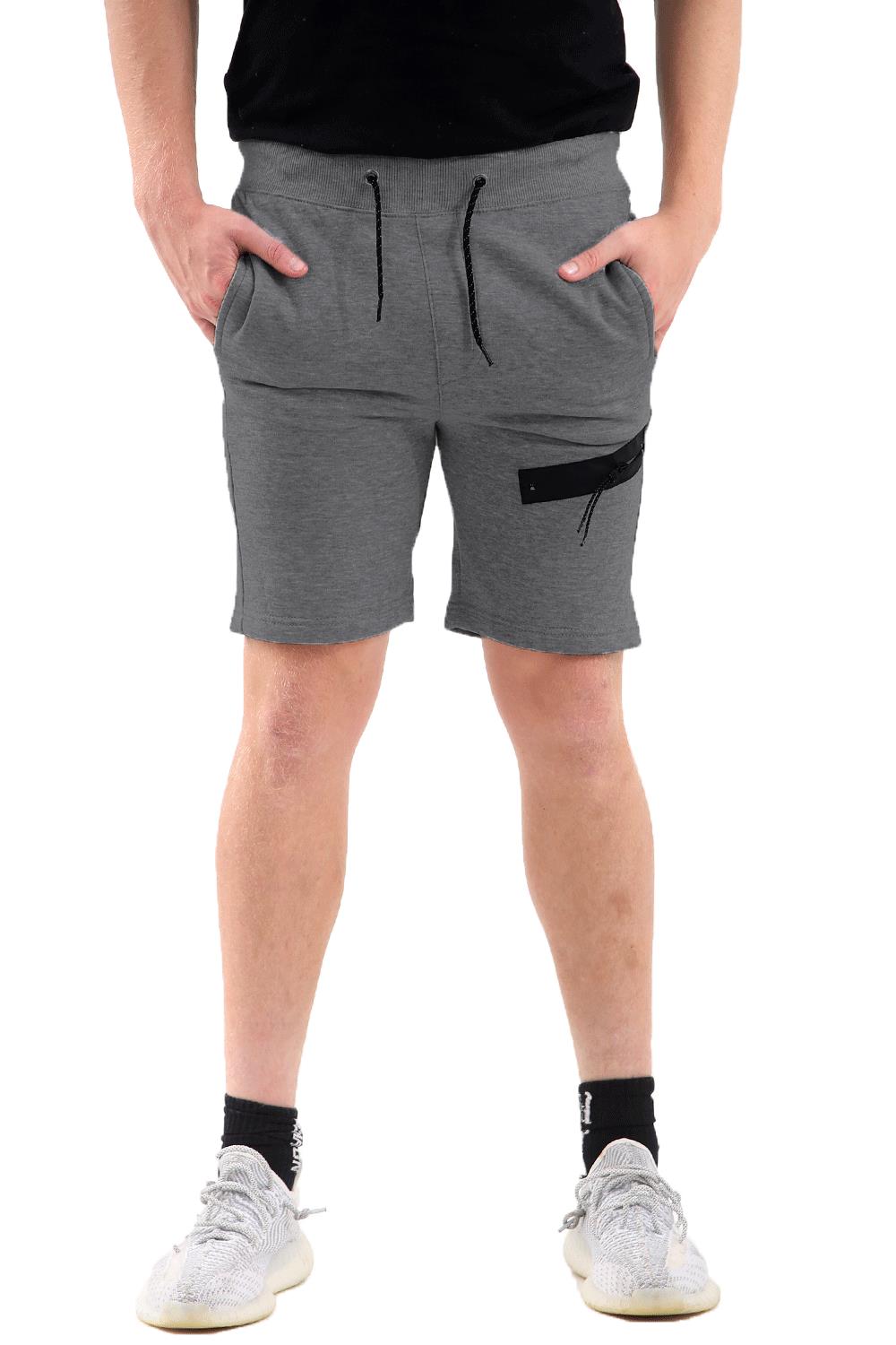 Mens Summer Shorts Sweat Fleece Zip & Slant Pockets Jogging Running Knee Length Mens Summer Shorts Sweat Fleece Zip & Slant Pockets Jogging Running Knee Length