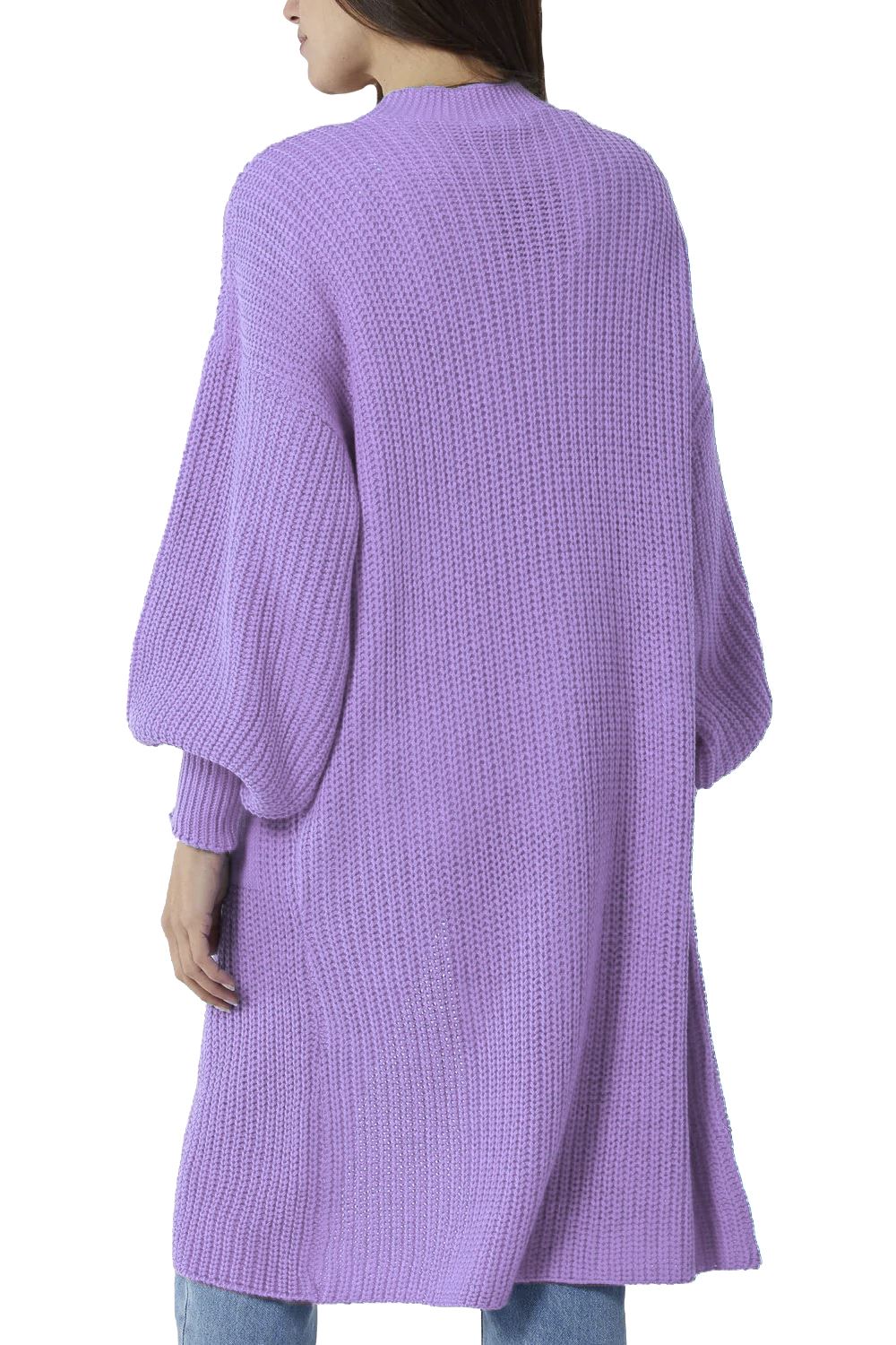 Ladies Cable Knitted Long Sleeve Warm Womens Open Front Chunky Oversize Cardigan - Picture 31 of 36