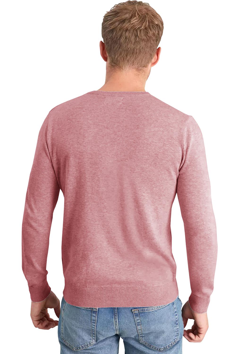 Mens Casual Warm Long Sleeve Plain Top Winter Pullover Jumper UK - Picture 7 of 9