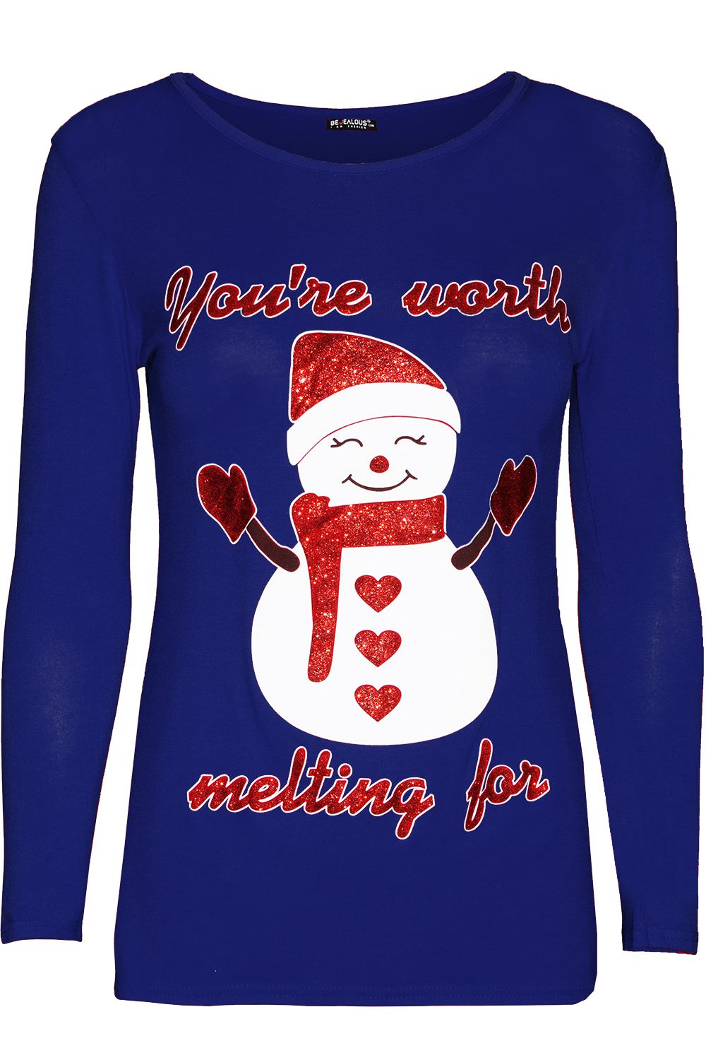 Womens Christmas Xmas You're Worth 