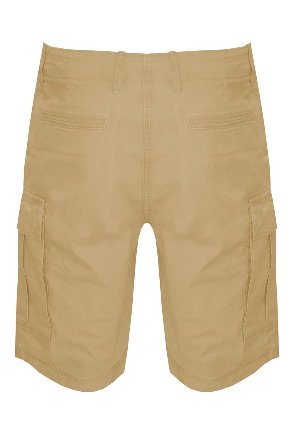 Mens 3//4 Cargo Plain Belted Zip Up Multi Pockets Combat Casual Trousers Shorts