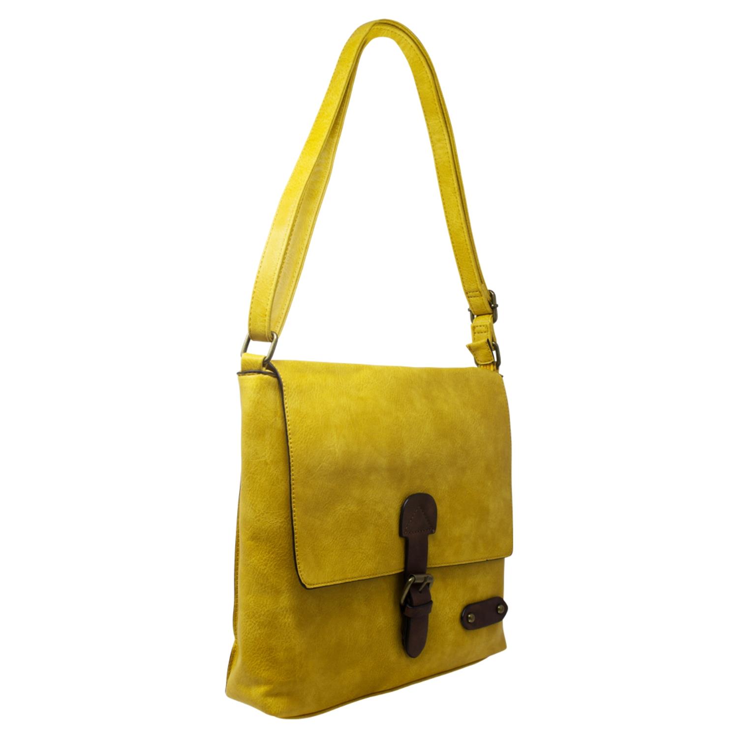 Unisex Adjustable Strap Crossbody Shoulder Bag Spacious Design Casual Handbag - Picture 42 of 56