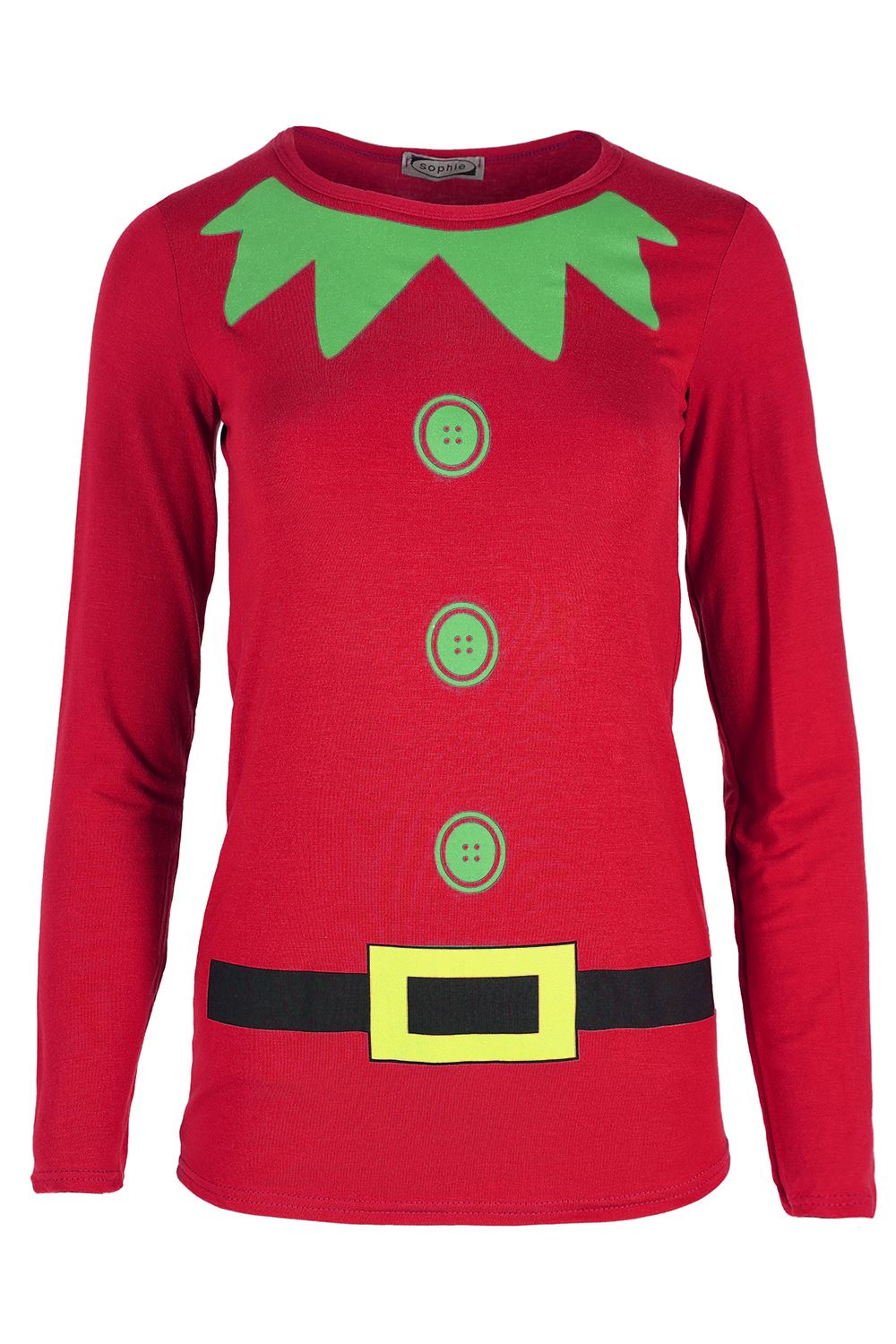 Womens Christmas T Shirt Ladies Xmas Tree Bell Present Gift Snowman Reindeer Top - Picture 32 of 84