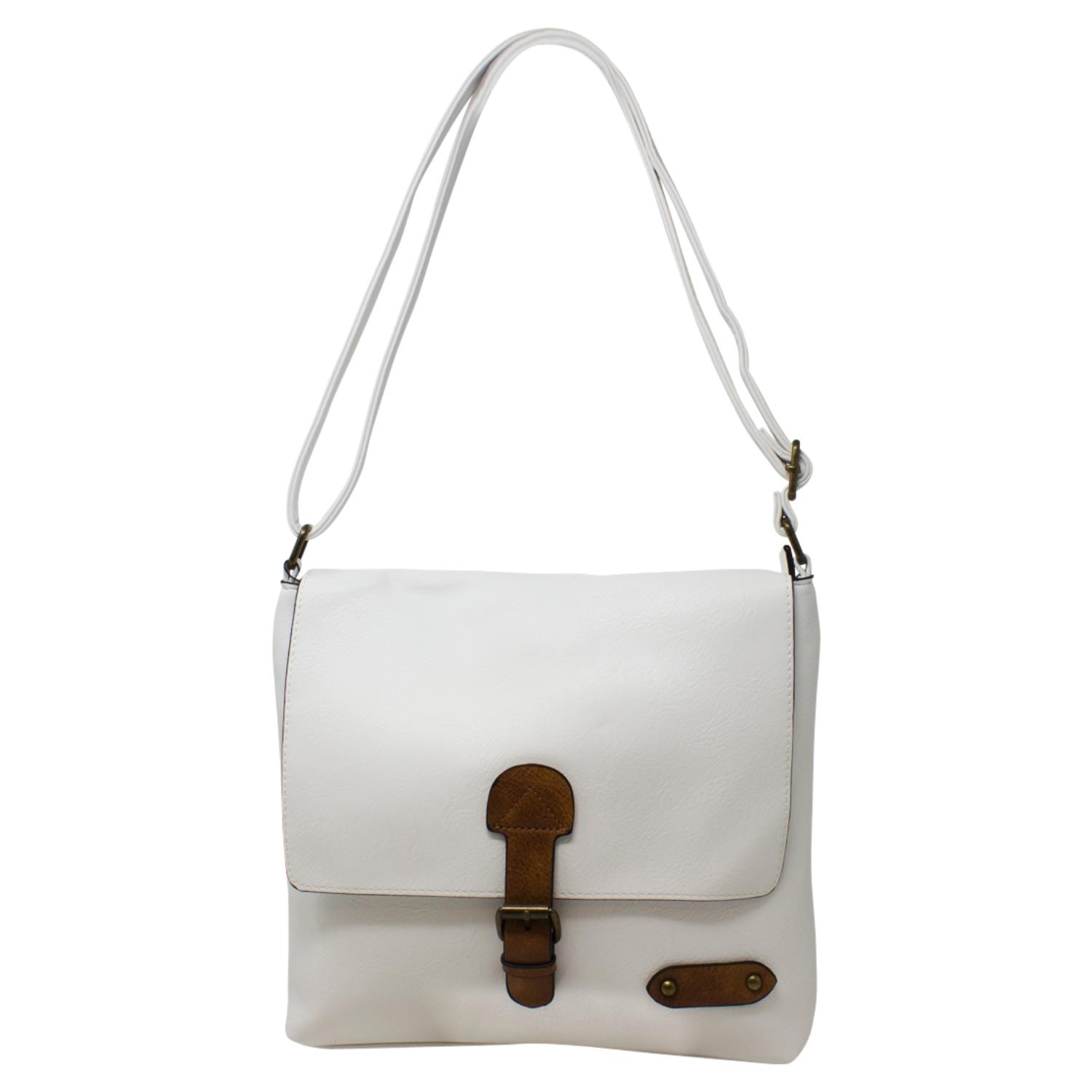 Unisex Adjustable Strap Crossbody Shoulder Bag Spacious Design Casual Handbag - Picture 54 of 56