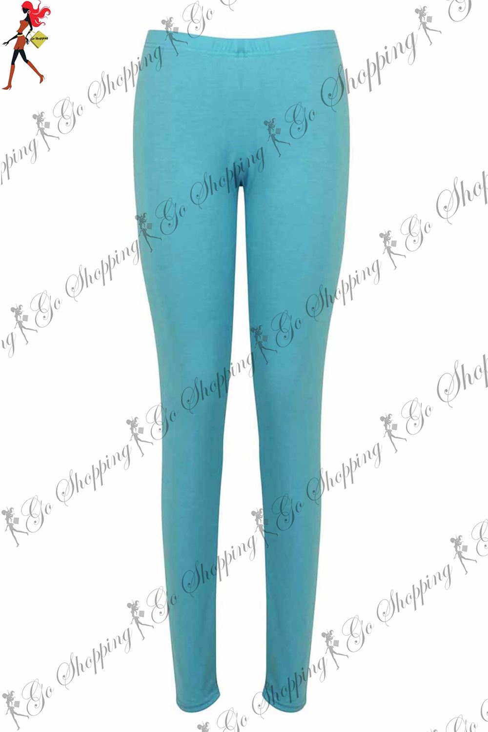 Womens Ladies Plain Basic Full Ankle Length Stretch Jeggings Leggings Trousers - Picture 146 of 196
