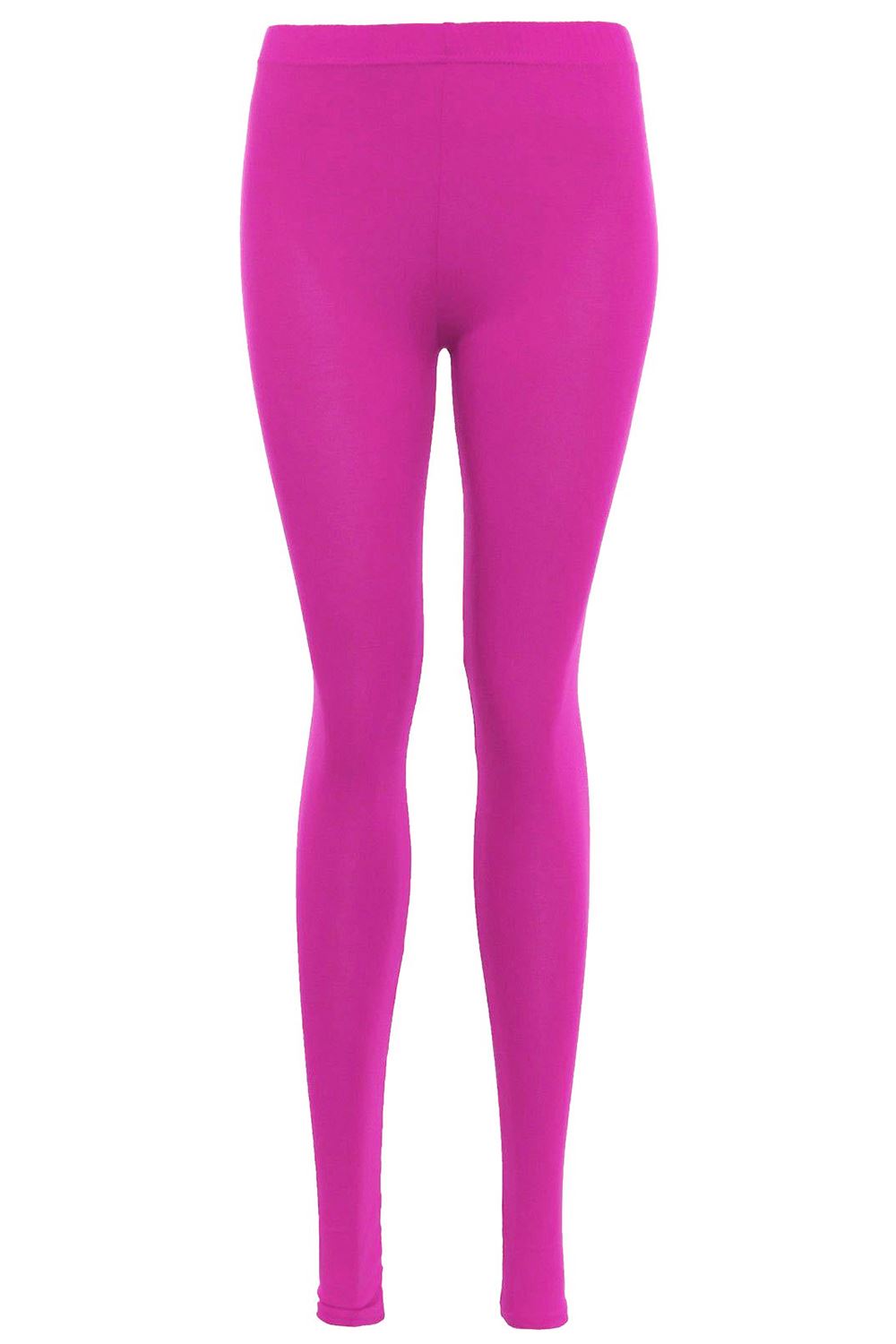 Womens Ladies Plain Basic Full Ankle Length Stretch Jeggings Leggings Trousers - Picture 58 of 196