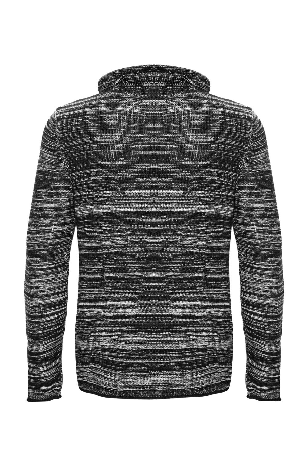 Mens Long Sleeve Winter Shawl Neck Knit Pullover Warm Sweater Outerwear Jumper - Picture 4 of 14