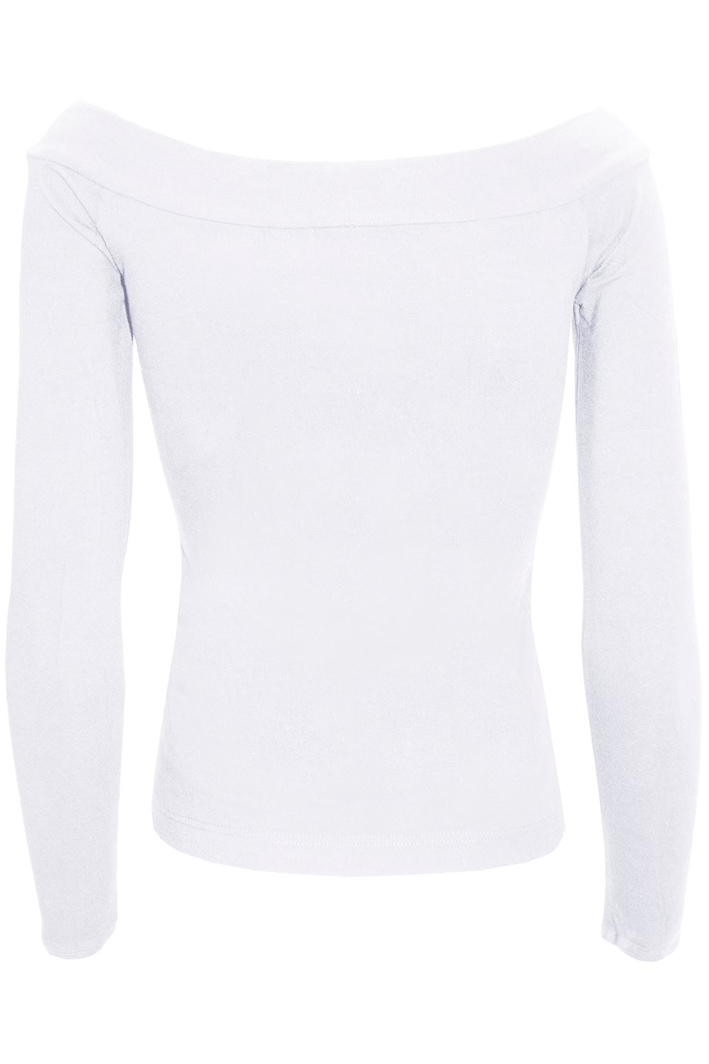EX PRIMARK Womens Ladies Off Shoulder Bardot Scoop Neck Long Sleeve T