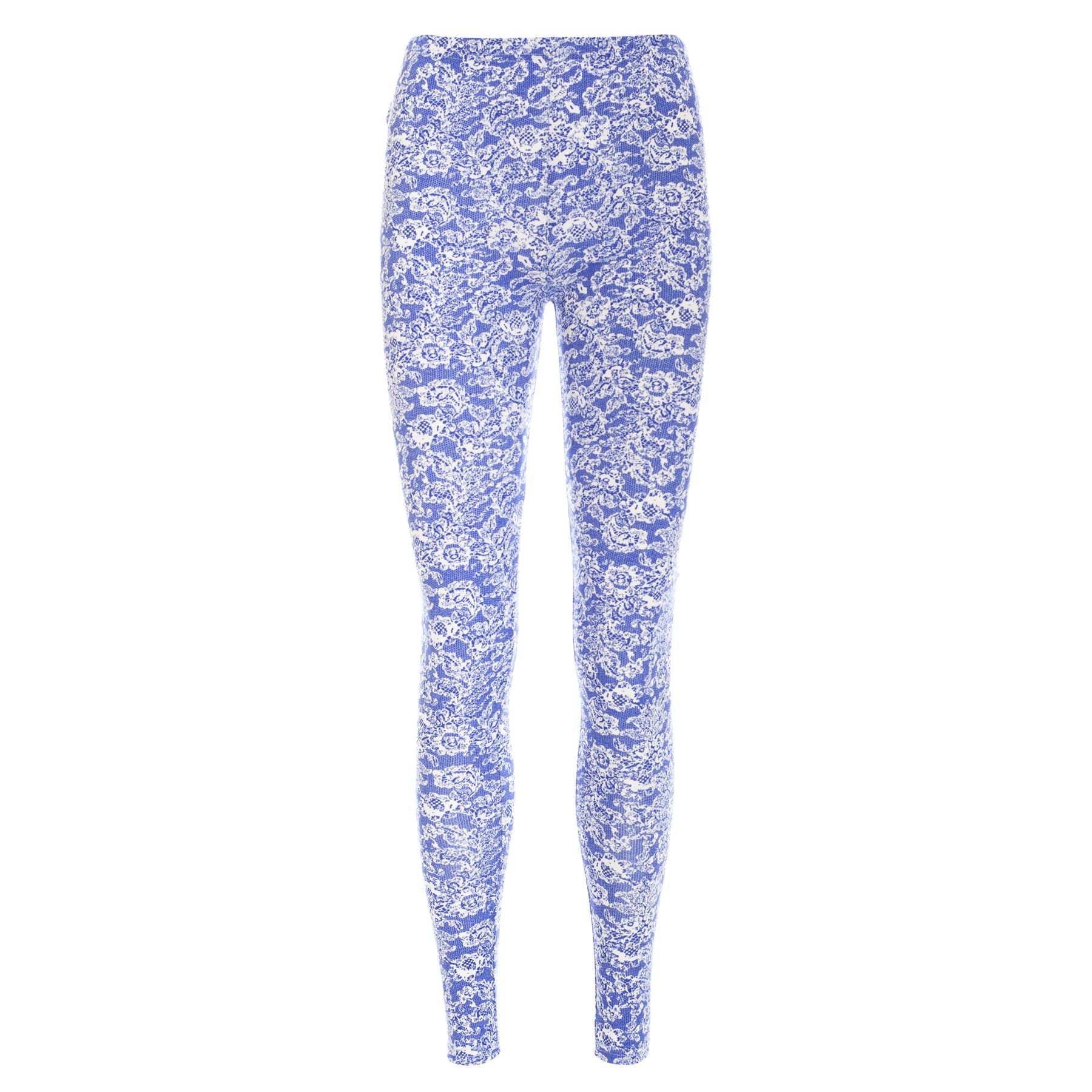 Womens Floral Army Print Jeggings Ladies Ankle Length Pants Leggings