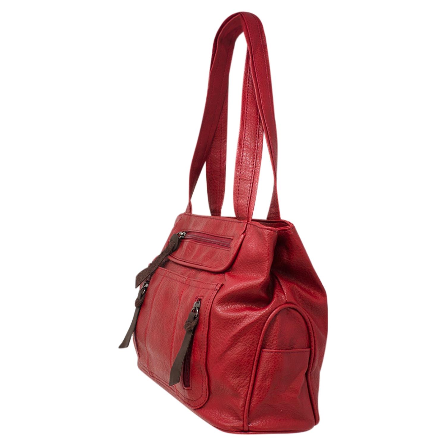 Ladies Shoulder Bag with Organised Pockets Multi Compartments Women Work Handbag - Picture 15 of 27