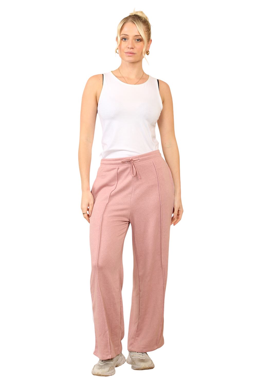Damen Kordelzughose Loose Fit Hose Gummibund Stretchig Jogger - Bild 9 von 12