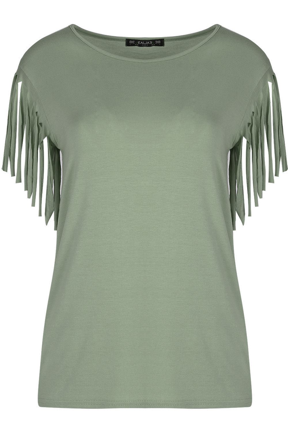 Women Ladies Fringe Summer Loose Top Short Sleeve Blouse Casual Tops T Shirt UK eBay