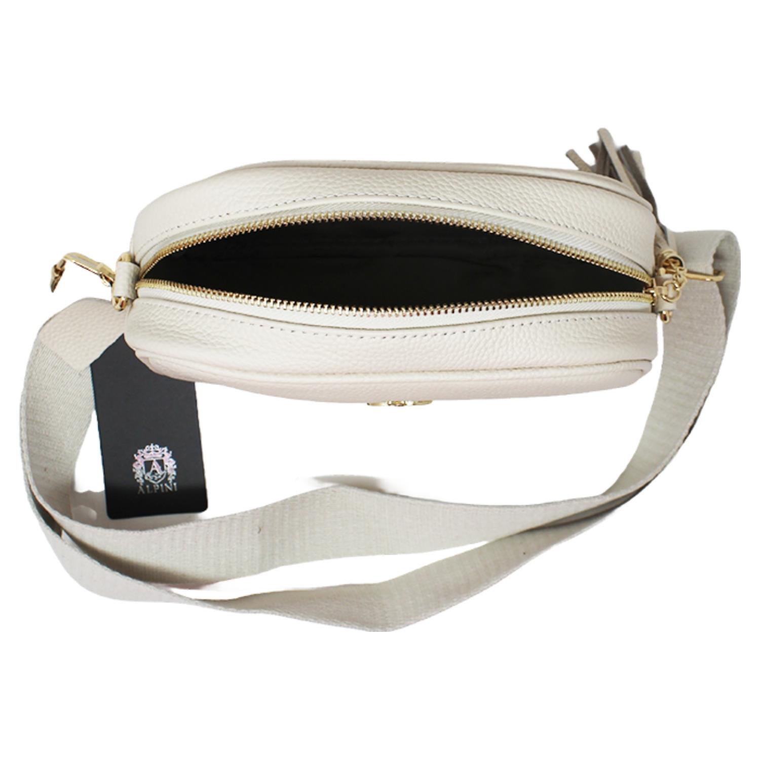 Real Leather Small Crossbody Bag Women Shoulder Handbag with Bee Decor - Picture 7 of 47