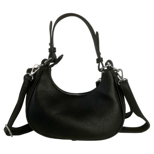 Turn-Lock Handle Ladies Shoulder Bag Faux Leather Tote Crossbody Purse Handbag - Picture 3 of 25