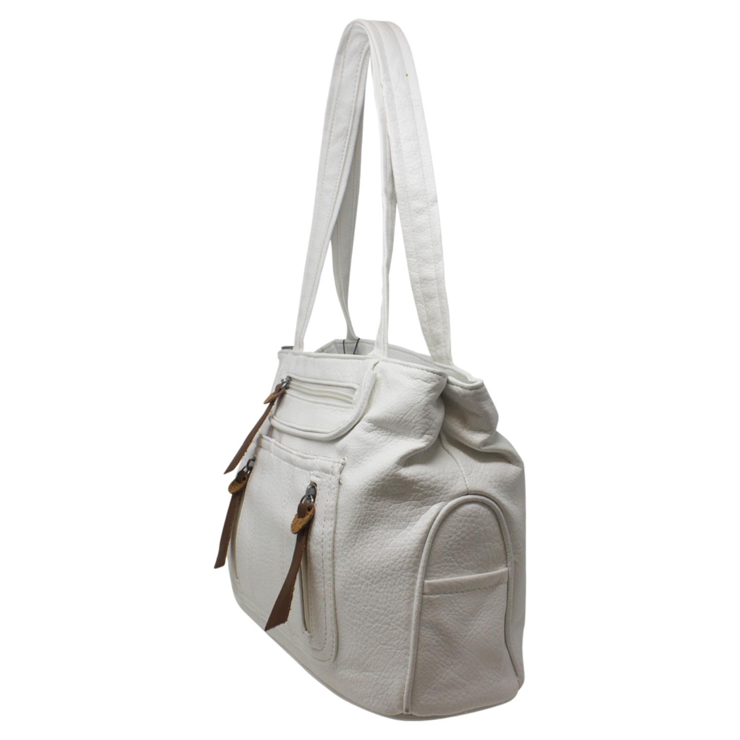 Ladies Shoulder Bag with Organised Pockets Multi Compartments Women Work Handbag - Picture 11 of 27