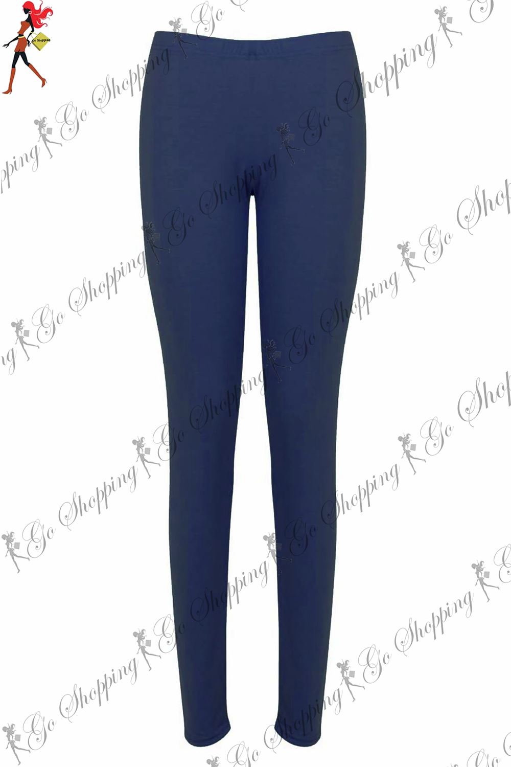 Womens Ladies Plain Basic Full Ankle Length Stretch Jeggings Leggings Trousers - Picture 128 of 196