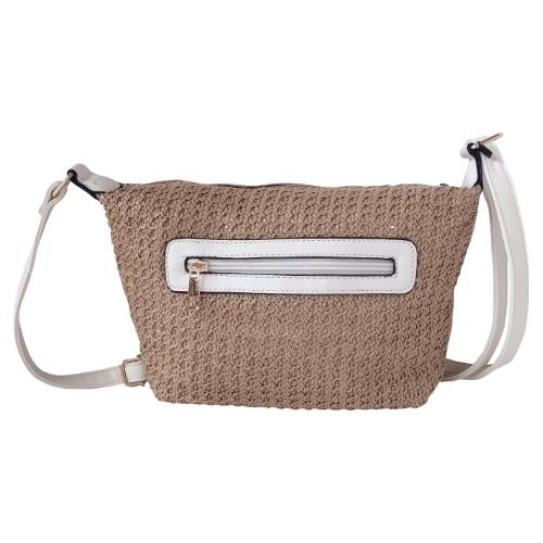 Ladies Boho Straw Crossbody Bag Lightweight Tote Woven Shoulder Purse Handbag - Picture 23 of 32