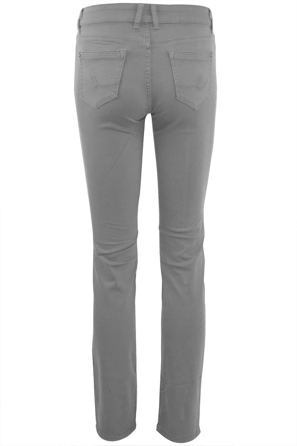 Womens Skinny Denim Faded Jeans Ladies Slim Fit Full Ankle Length