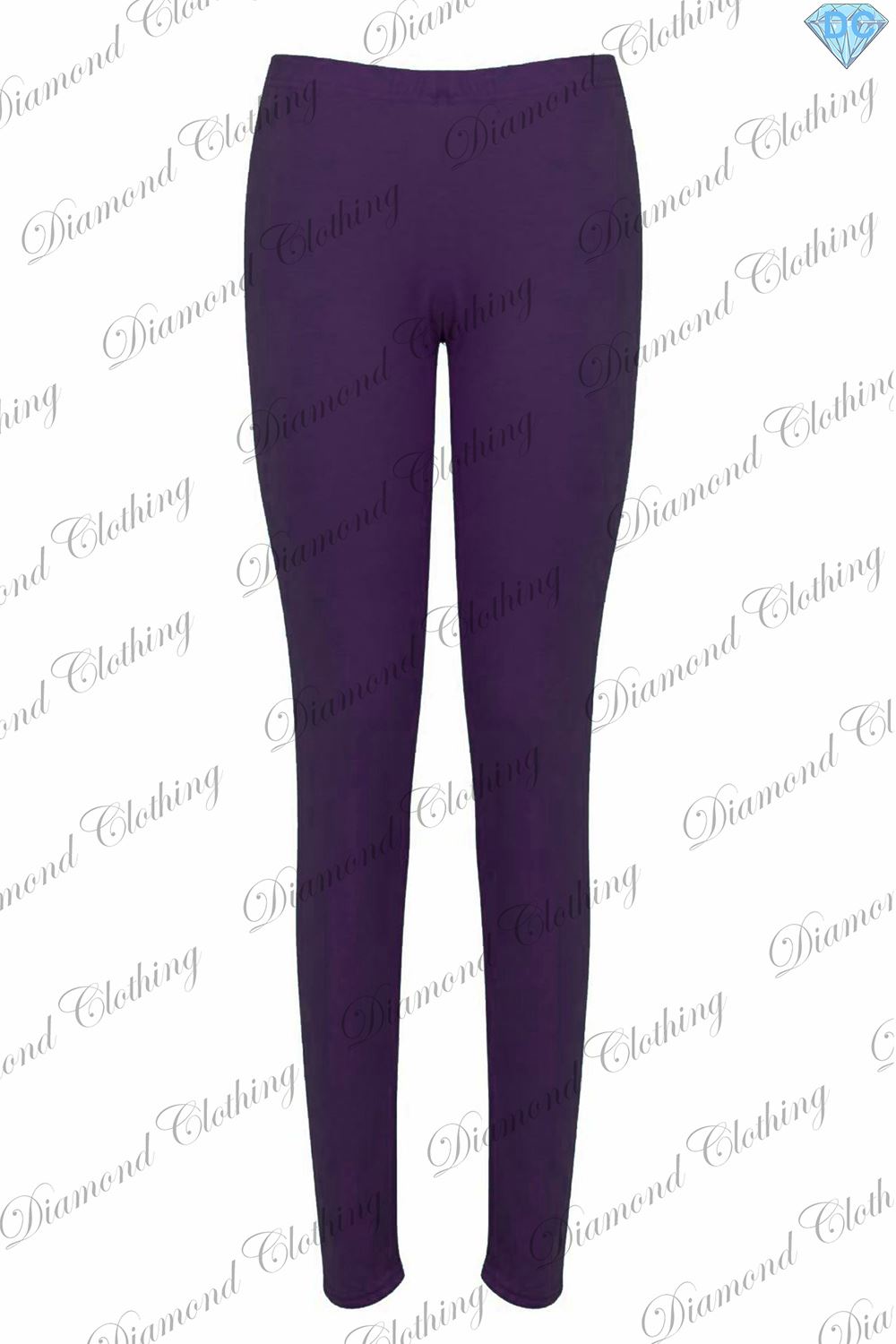 Womens Ladies Plain Basic Full Ankle Length Stretch Jeggings Leggings Trousers - Picture 91 of 196