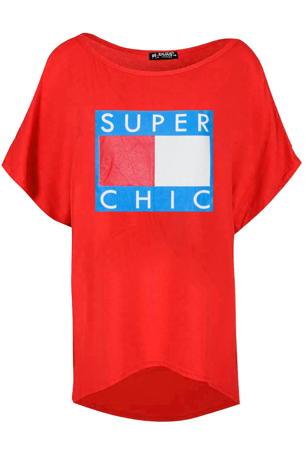 Ladies Los Angeles Off Shoulder Bardot Baggy T Shirt Women Batwing Lagenlook Top - Picture 53 of 65
