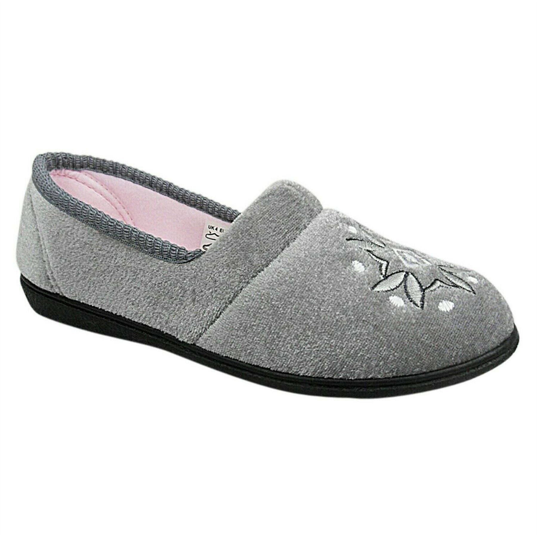 SAOLA Pantofole Donna Donna Suola Dura Interno Esterno Mocassino Comfort Nuove