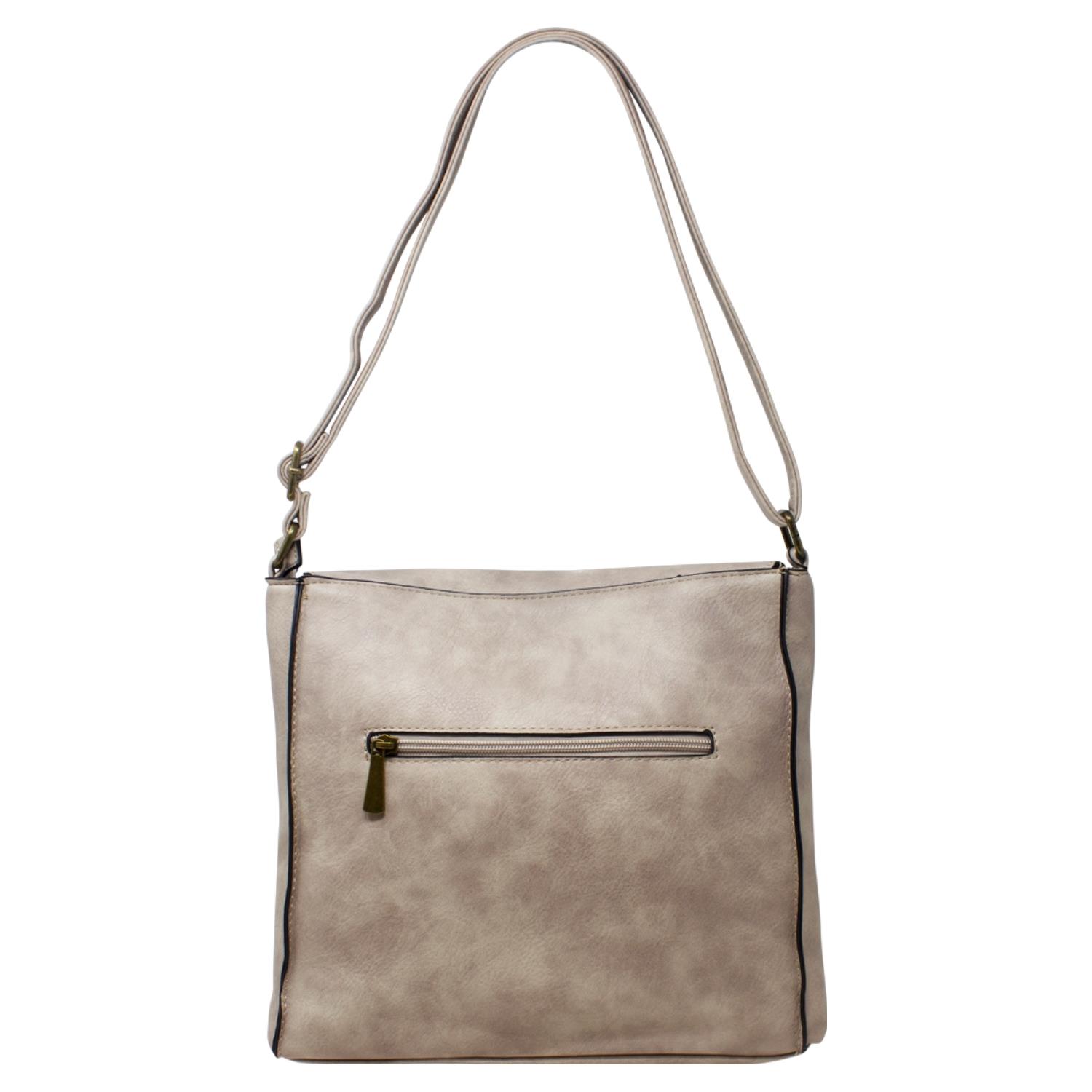Unisex Adjustable Strap Crossbody Shoulder Bag Spacious Design Casual Handbag - Picture 33 of 56
