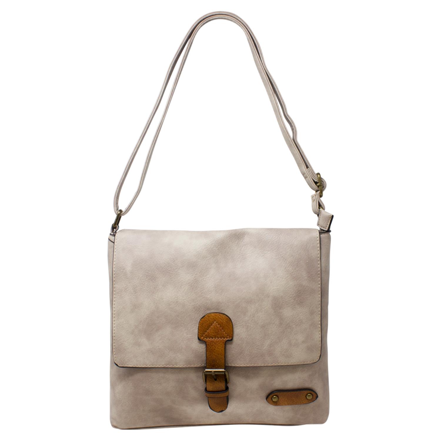 Unisex Adjustable Strap Crossbody Shoulder Bag Spacious Design Casual Handbag - Picture 32 of 56