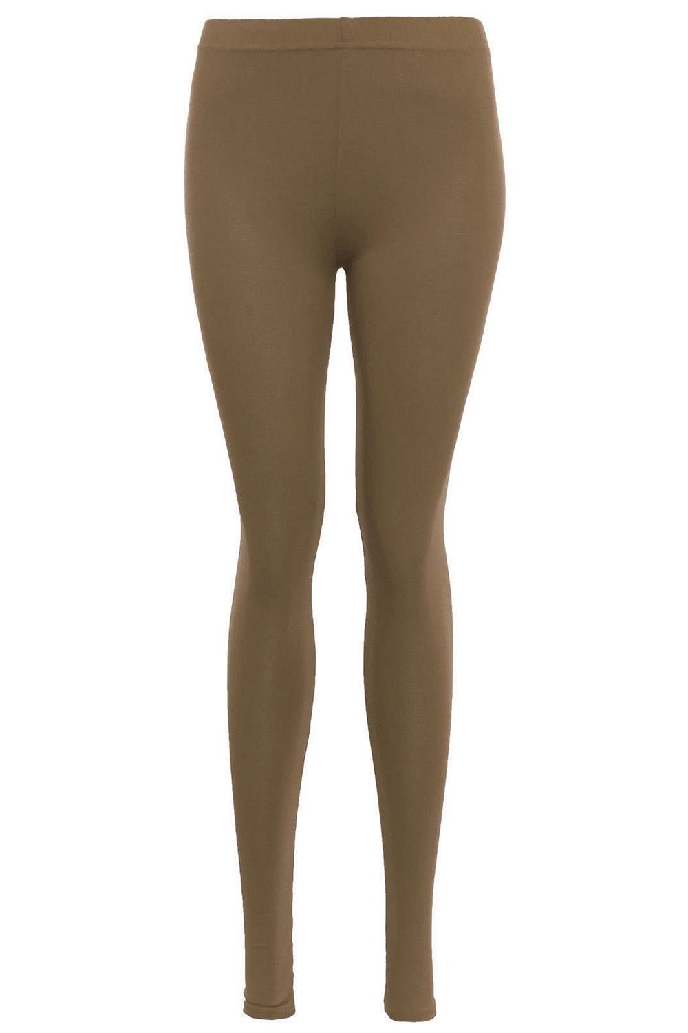 Womens Ladies Plain Basic Full Ankle Length Stretch Jeggings Leggings Trousers - Picture 158 of 196