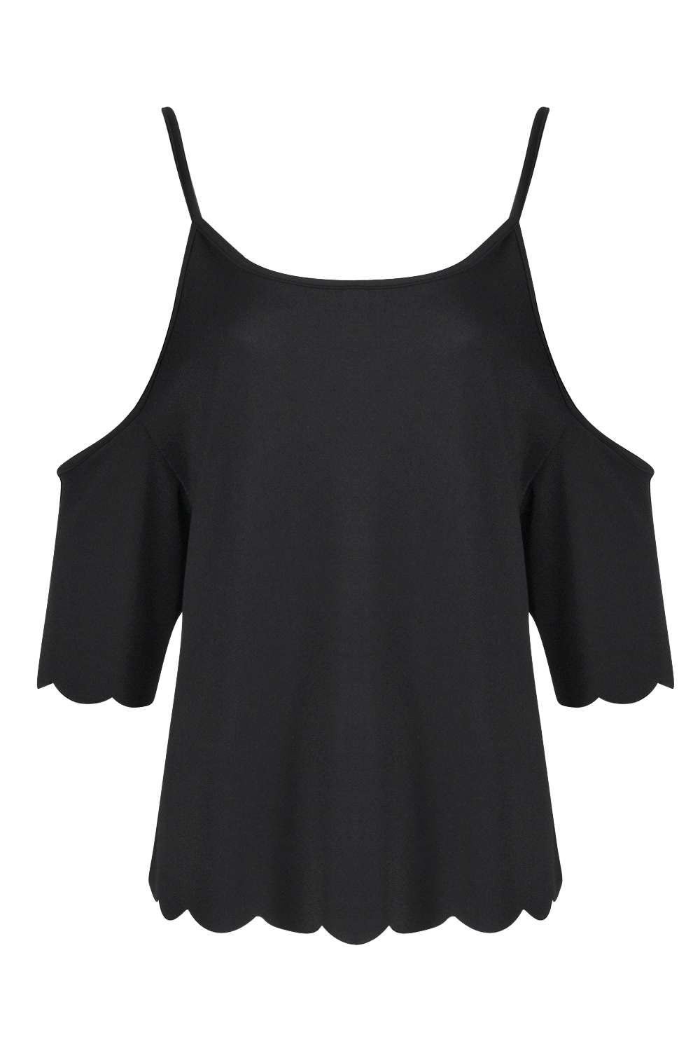 cold shoulder vest tops