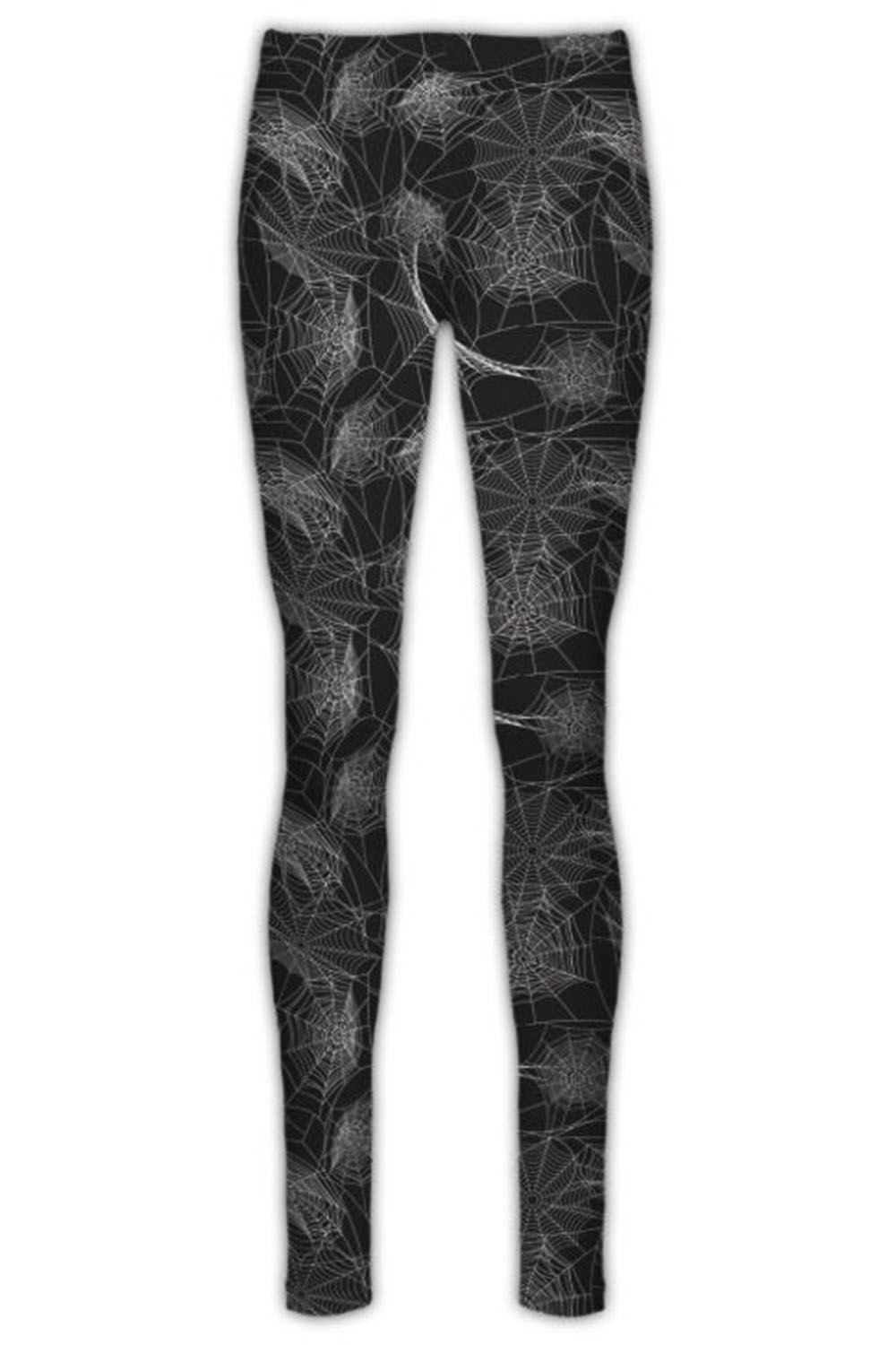 Womens Ladies Halloween Costume Skull Smock  Spider Flared Mini