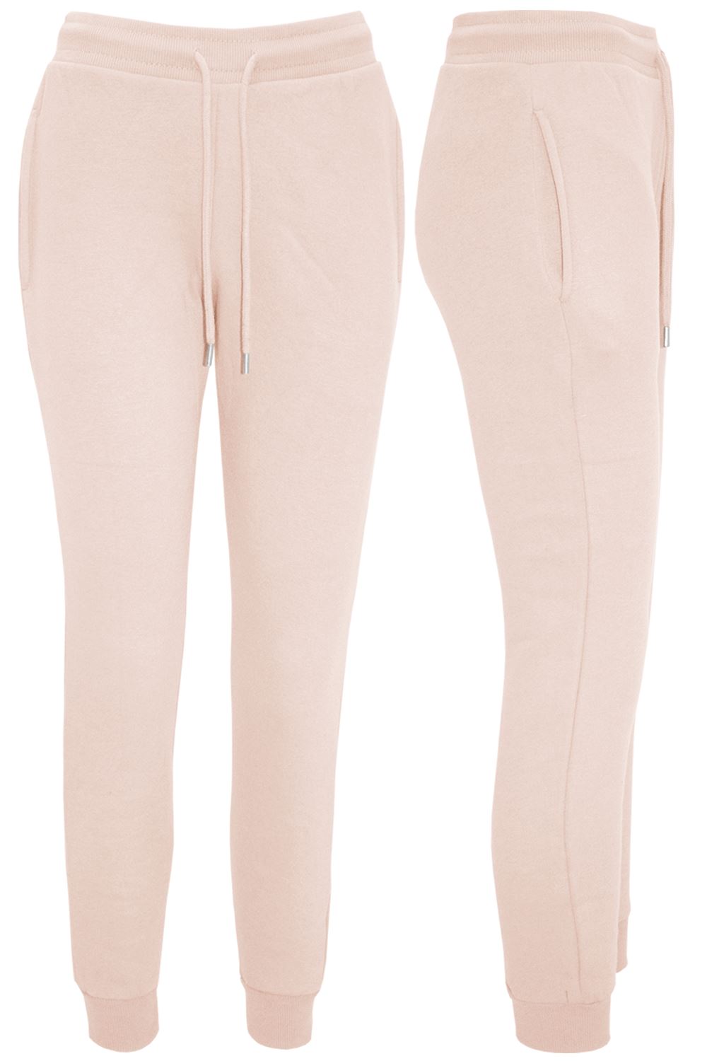 Damen Frauen Fleece Hose Slim Hose Gerippt Elastisch Hohe Taille Unterteil Hose - Bild 44 von 63