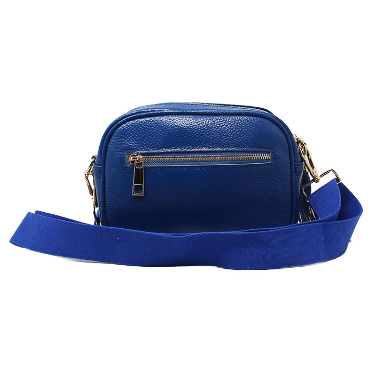 Real Leather Small Crossbody Bag Women Shoulder Handbag with Bee Decor - Picture 12 of 47