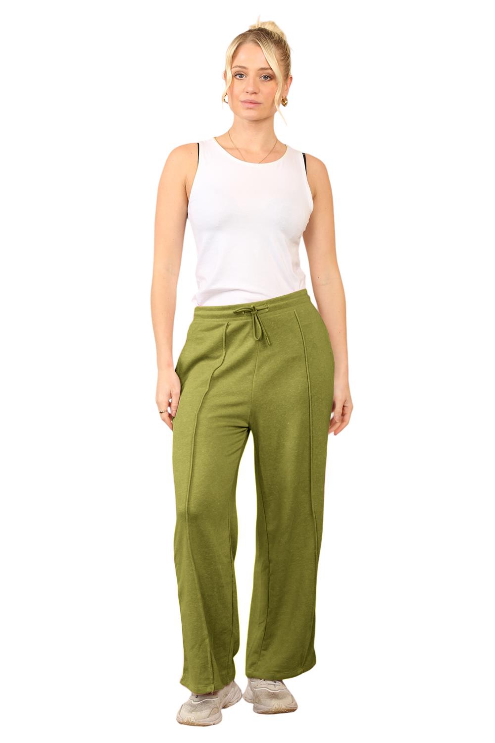 Damen Kordelzughose Loose Fit Hose Gummibund Stretchig Jogger - Bild 7 von 12