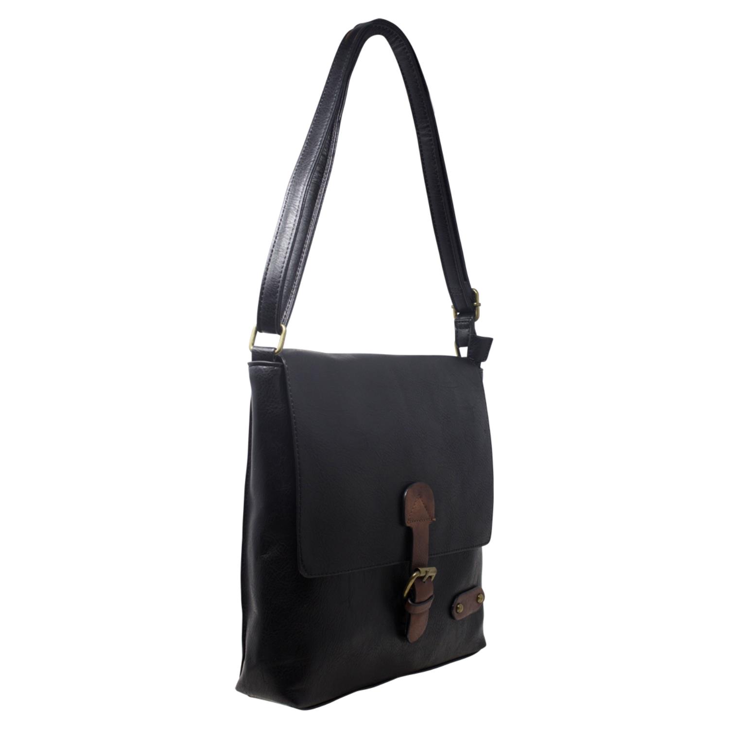 Unisex Adjustable Strap Crossbody Shoulder Bag Spacious Design Casual Handbag - Picture 7 of 56