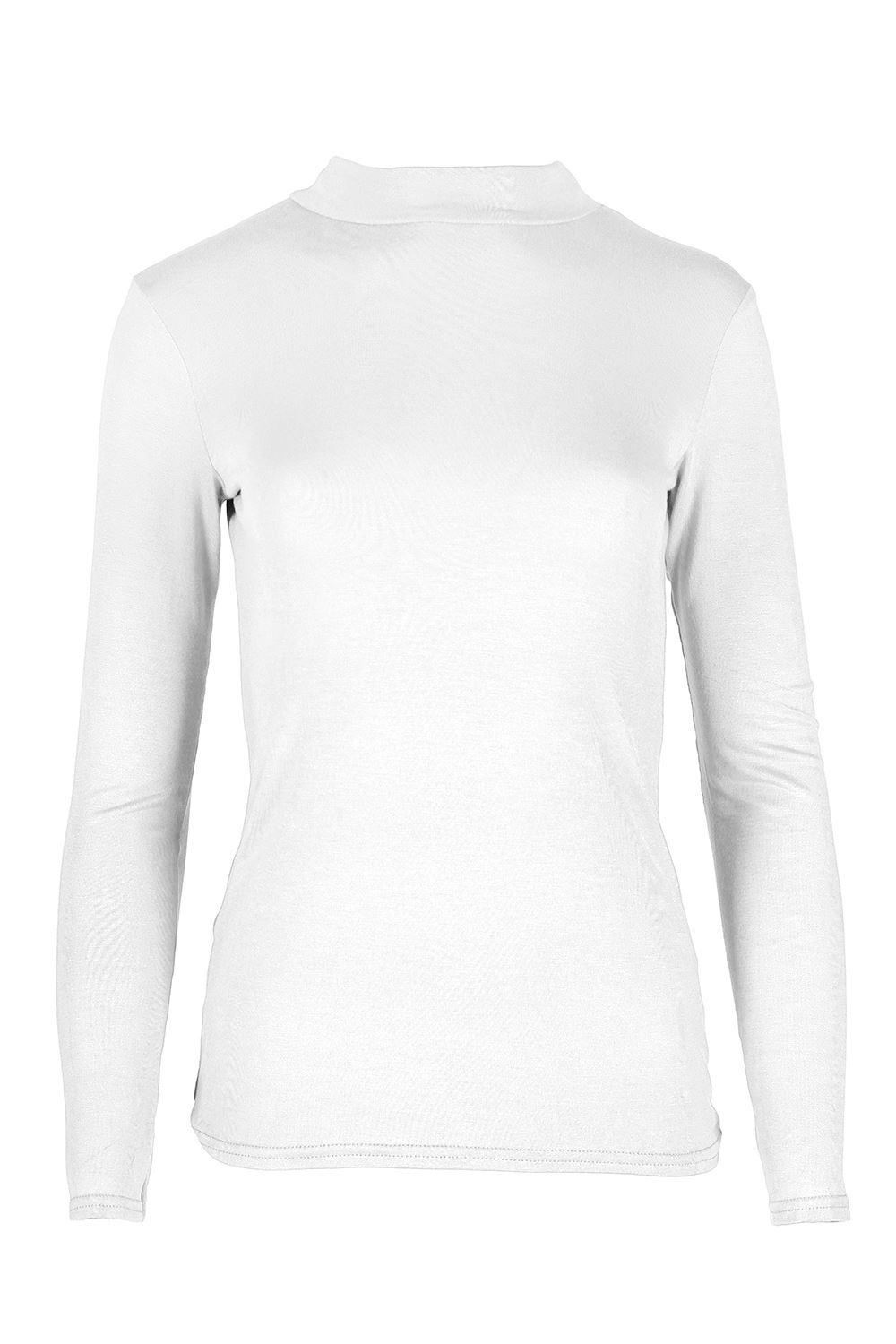 Womens Polo Turtle High Neck Ladies Sleeveless Plain Bodycon Vest T Shirt Top
