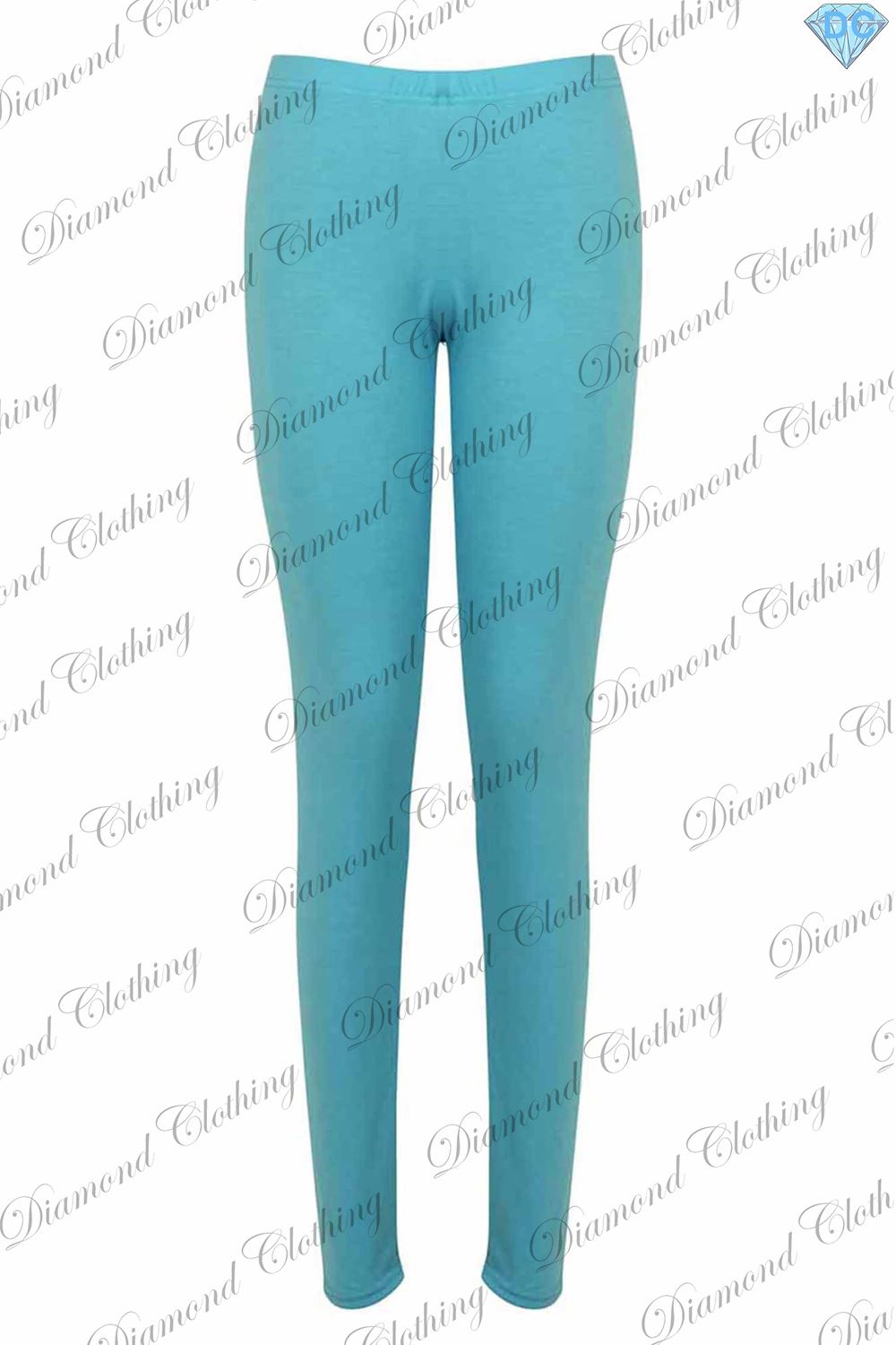 Womens Ladies Plain Basic Full Ankle Length Stretch Jeggings Leggings Trousers - Picture 148 of 196