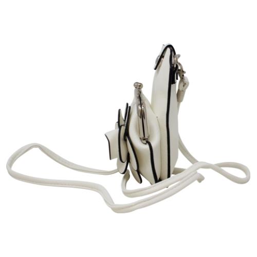 Womens Camellia Phone And Coin Pouch Mini Crossbody Shoulder Handbag Purse - Picture 7 of 37