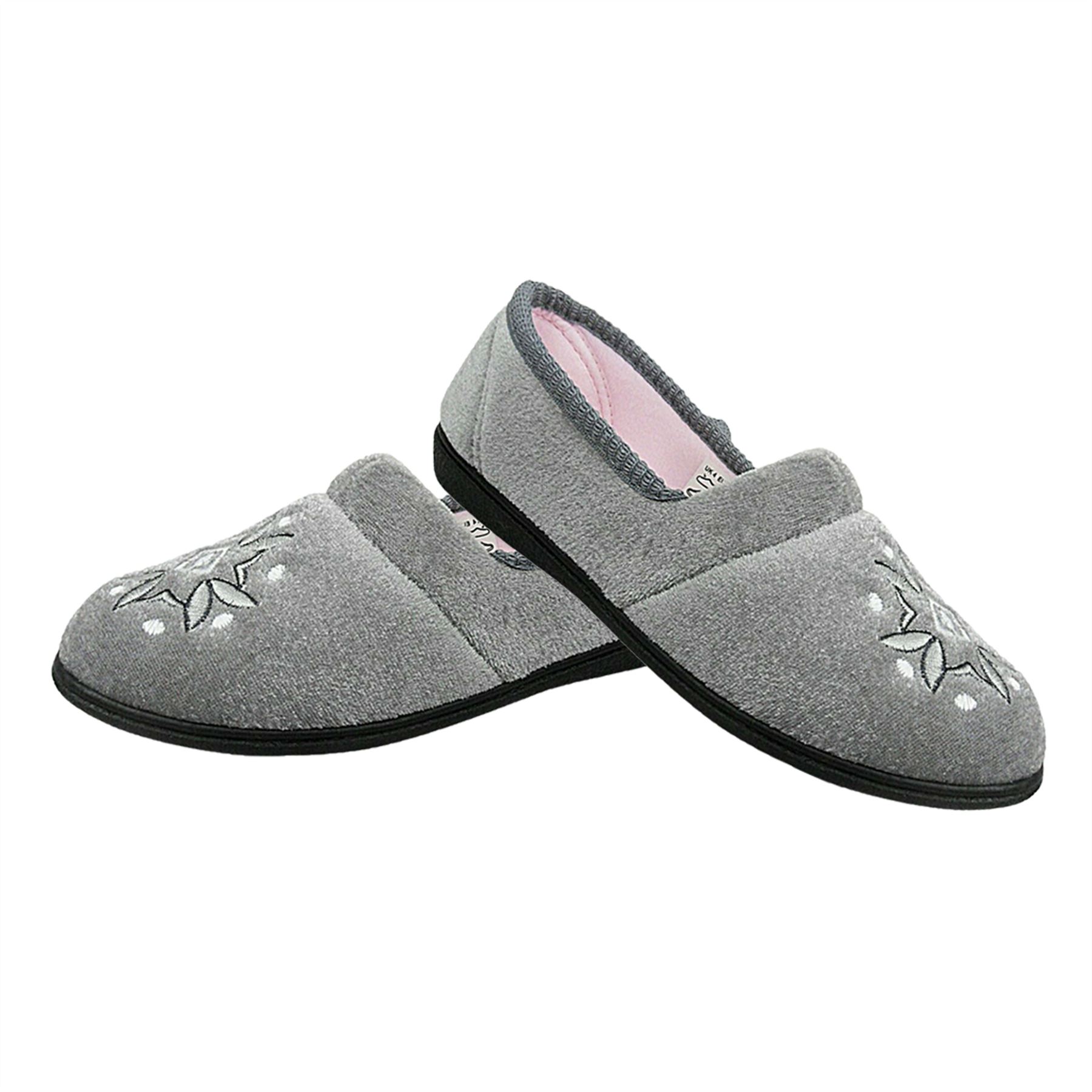 SAOLA Pantofole Donna Donna Suola Dura Interno Esterno Mocassino Comfort Nuove