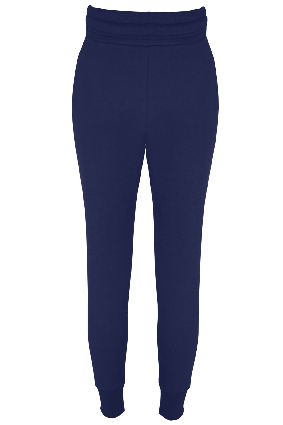 Damen Frauen Fleece Hose Slim Hose Gerippt Elastisch Hohe Taille Unterteil Hose - Bild 37 von 63