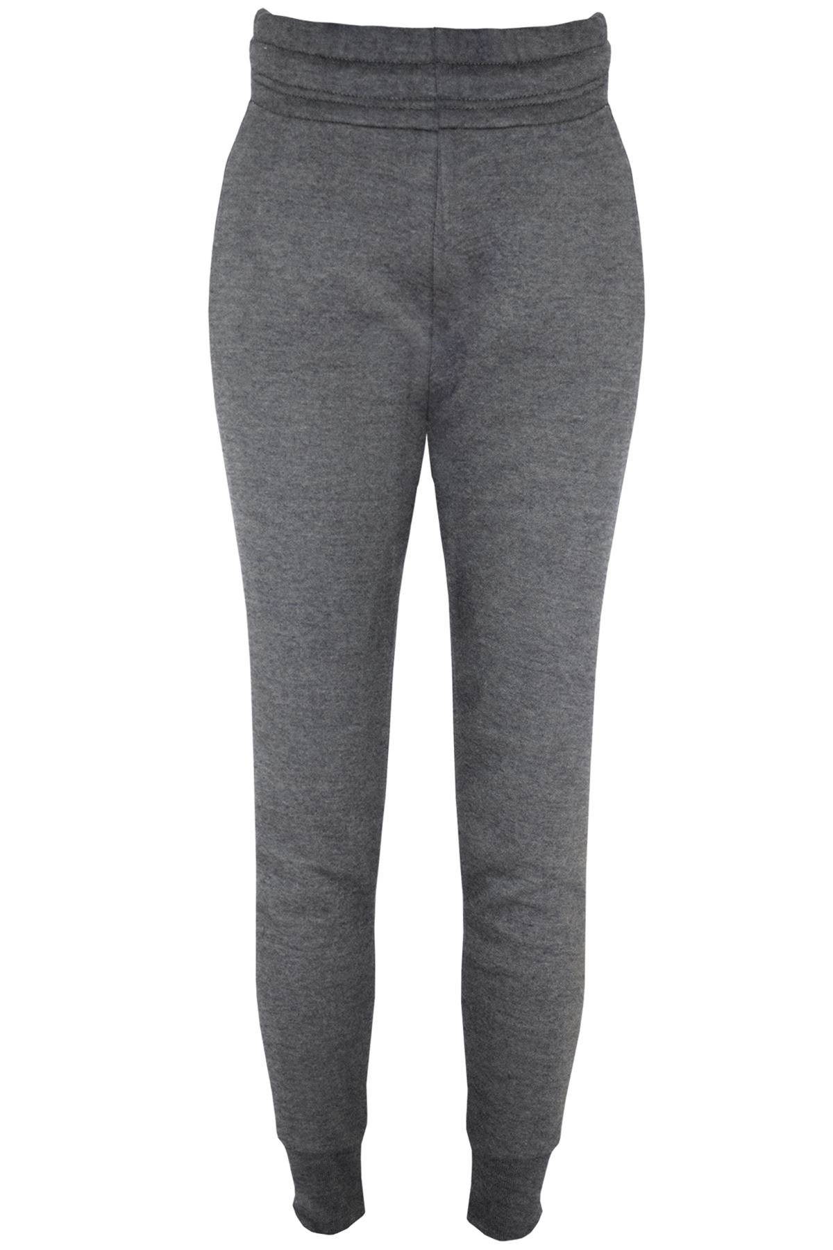 Damen Frauen Fleece Hose Slim Hose Gerippt Elastisch Hohe Taille Unterteil Hose - Bild 31 von 63