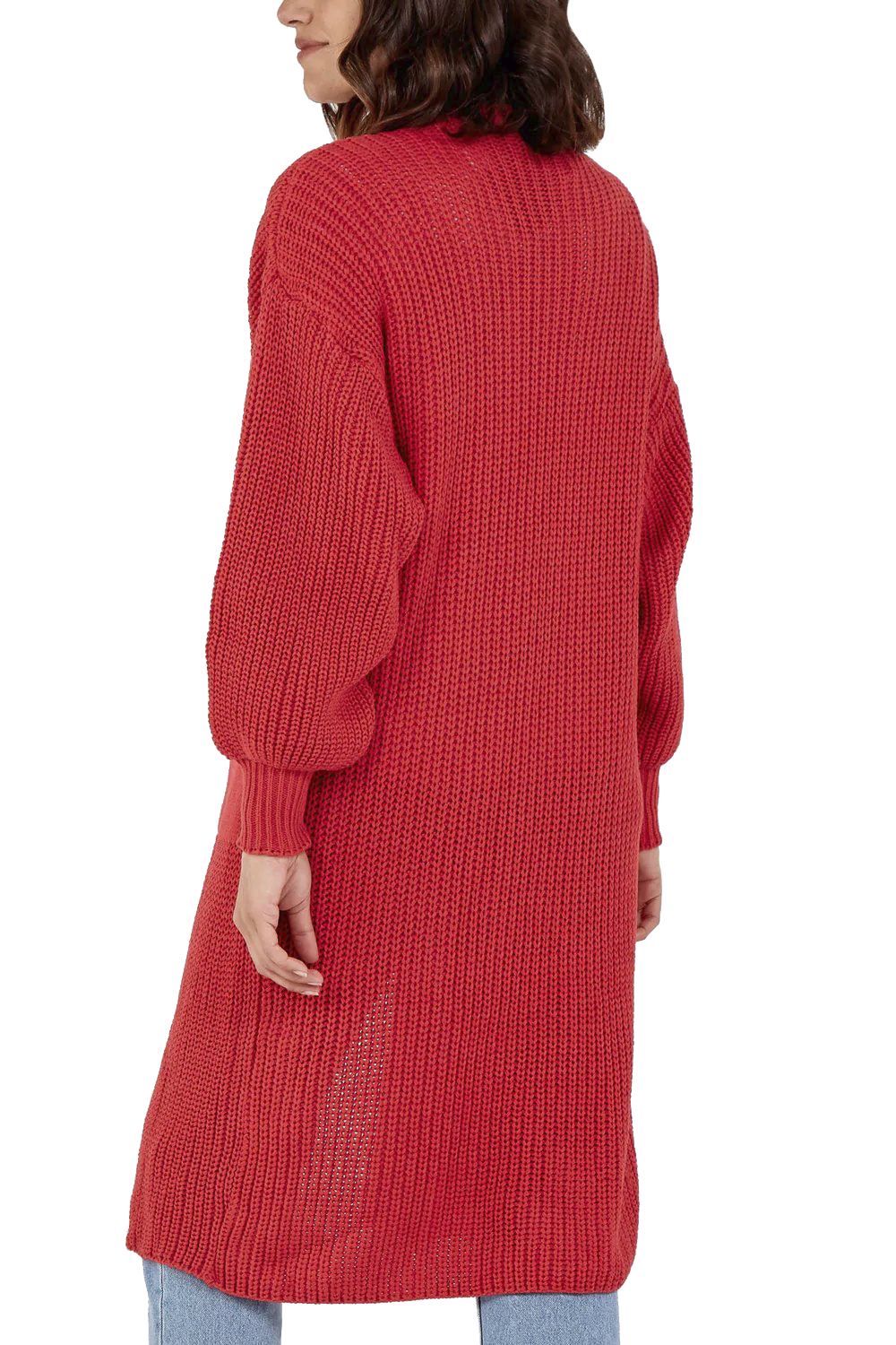 Ladies Cable Knitted Long Sleeve Warm Womens Open Front Chunky Oversize Cardigan - Picture 25 of 36