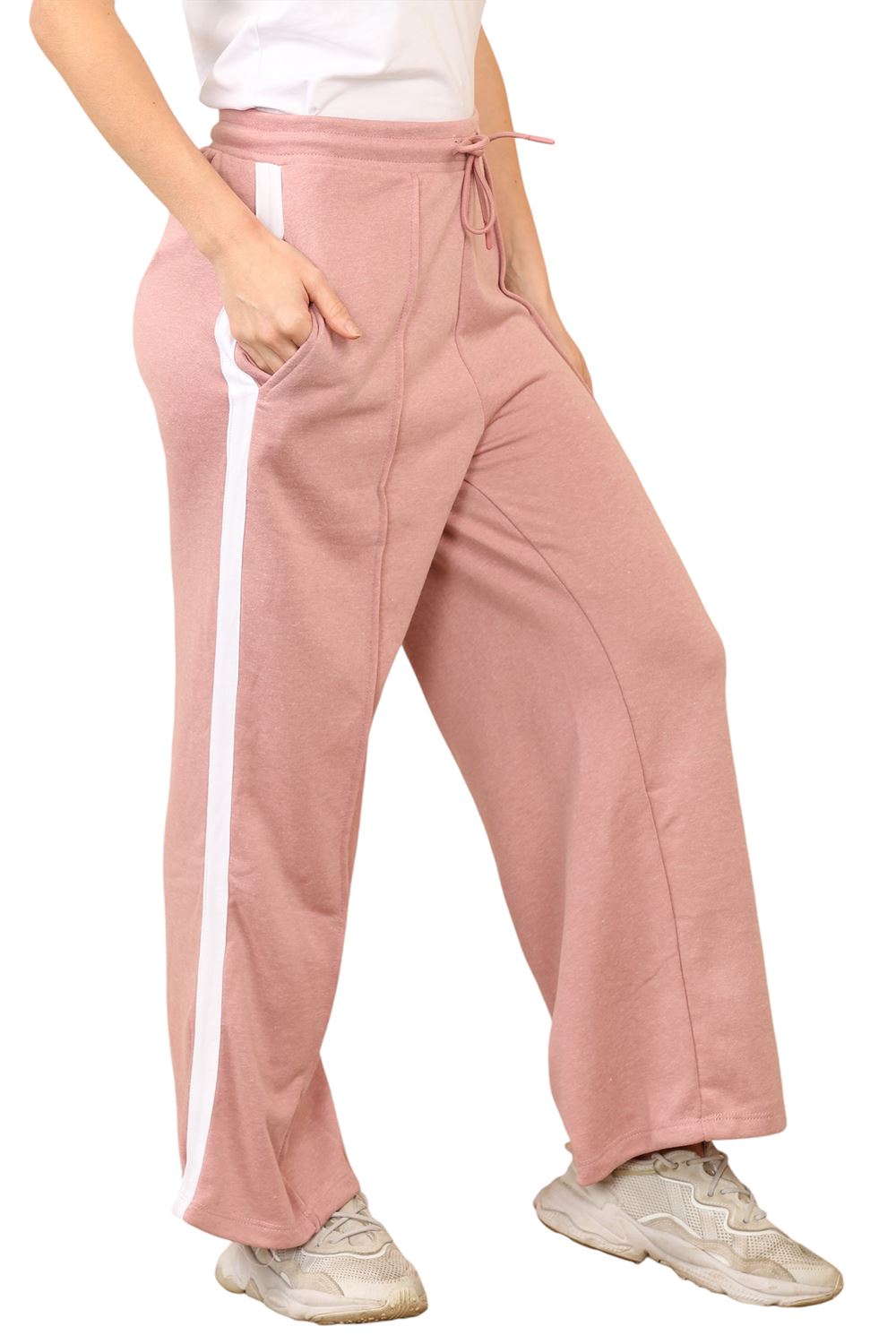 Damen Kordelzughose Loose Fit Hose Gummibund Stretchig Jogger - Bild 10 von 12