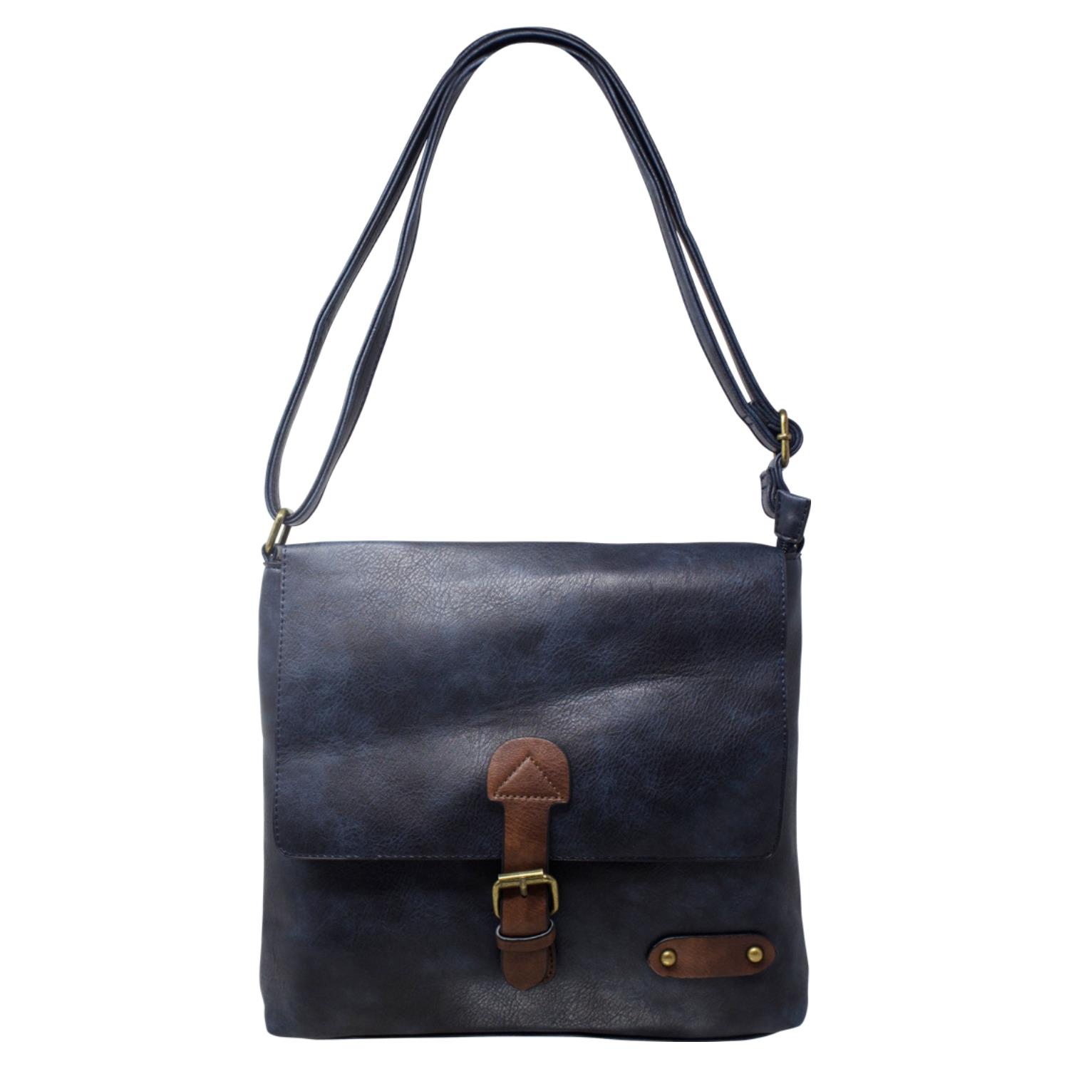 Unisex Adjustable Strap Crossbody Shoulder Bag Spacious Design Casual Handbag - Picture 10 of 56