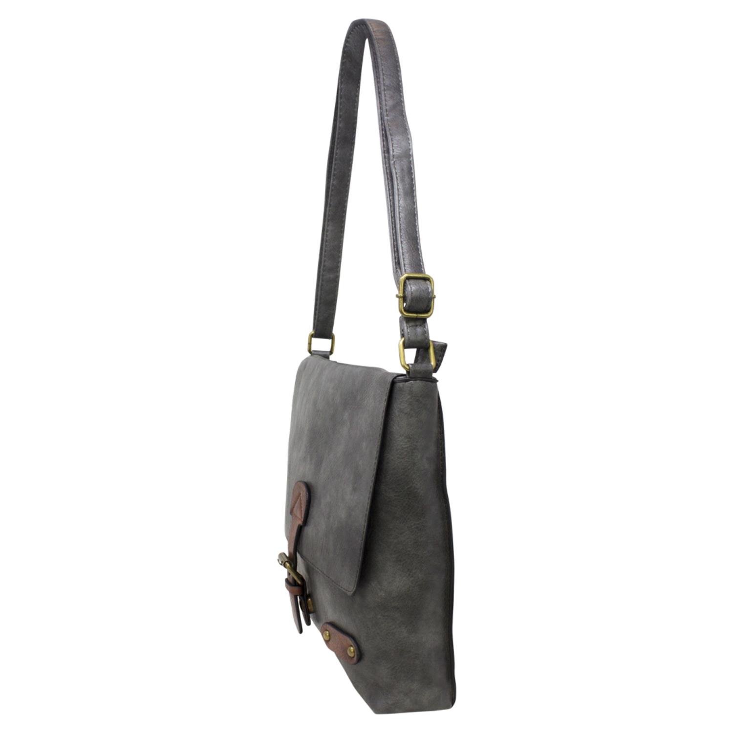 Unisex Adjustable Strap Crossbody Shoulder Bag Spacious Design Casual Handbag - Picture 23 of 56