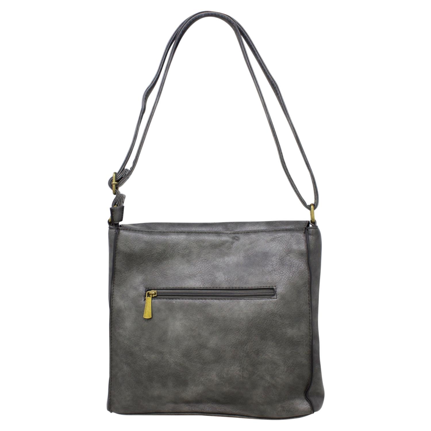 Unisex Adjustable Strap Crossbody Shoulder Bag Spacious Design Casual Handbag - Picture 22 of 56