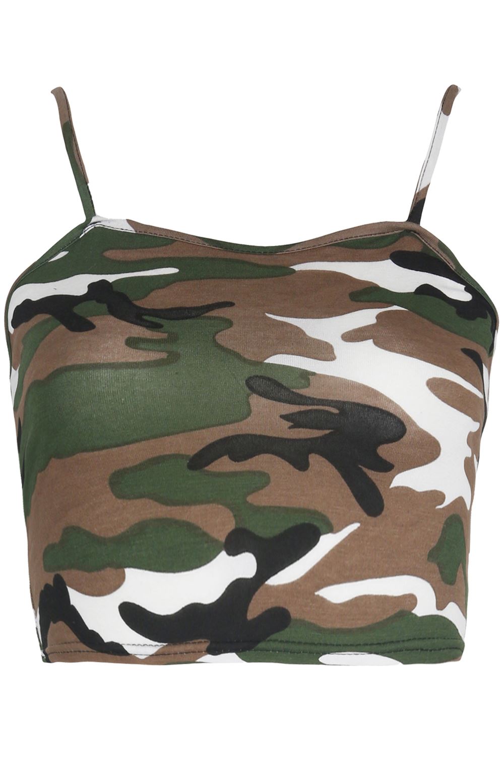 Ladies Womens Plain Bandeau Sleeveless Strappy Camisole Bralet Boobtube Crop Top - Picture 35 of 43