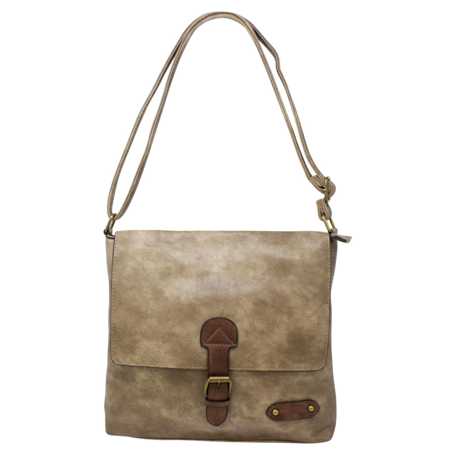 Unisex Adjustable Strap Crossbody Shoulder Bag Spacious Design Casual Handbag - Picture 28 of 56