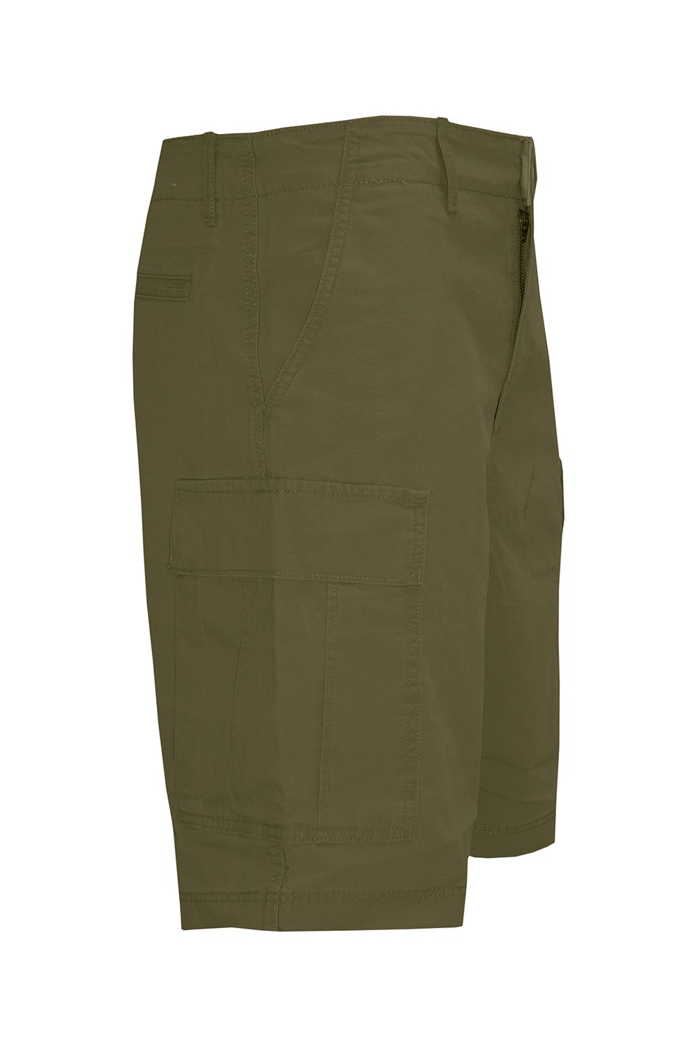 Mens 3//4 Cargo Plain Belted Zip Up Multi Pockets Combat Casual Trousers Shorts