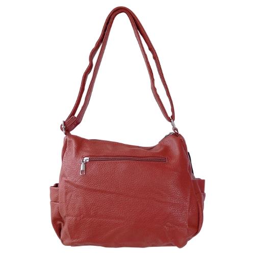 Womens Crossbody Handbag Ladies Quilted Shoulder Bag Multiple Zips Lightweight - Picture 17 of 28