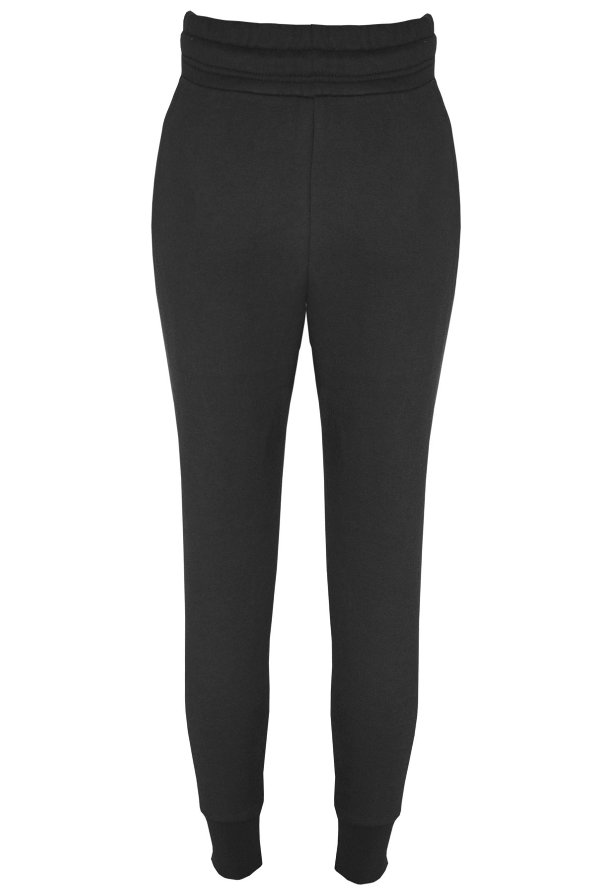 Damen Frauen Fleece Hose Slim Hose Gerippt Elastisch Hohe Taille Unterteil Hose - Bild 29 von 63